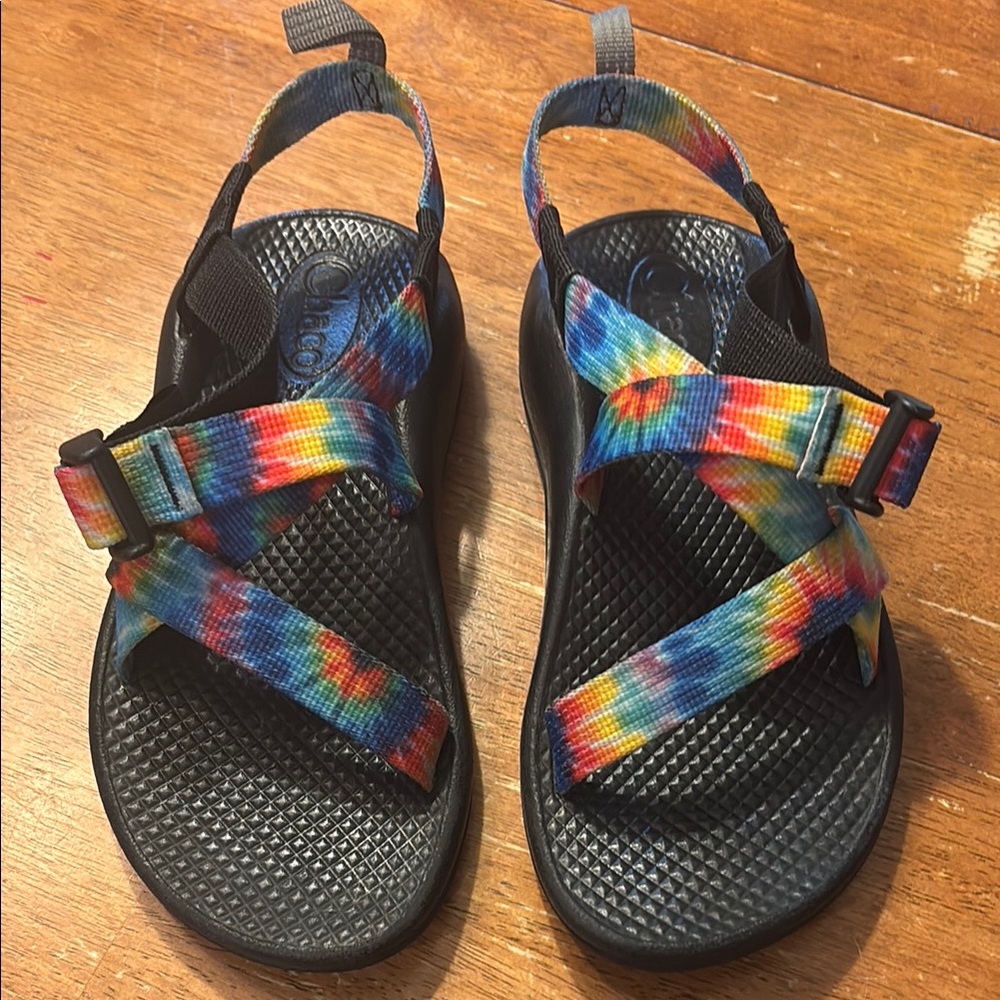 Girls Chaco Tie-Dye Adjustable Sandals